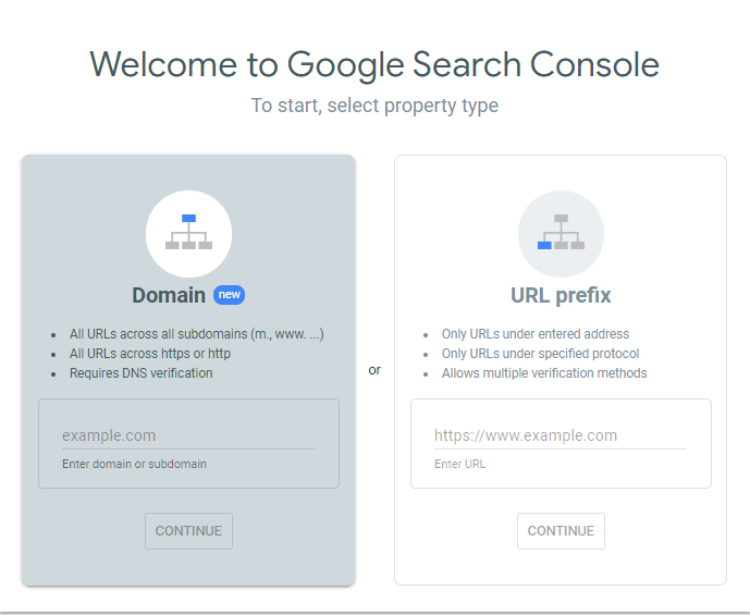 welcome to Google Search Console