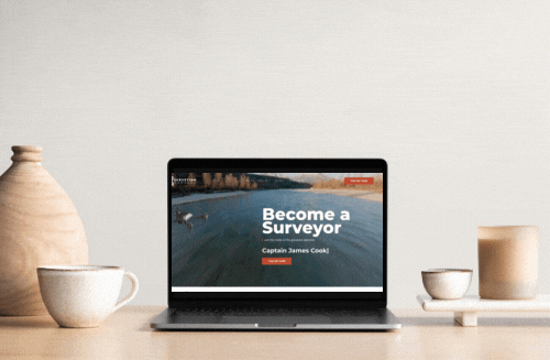 Surveying Careers StoryBrand Website Example